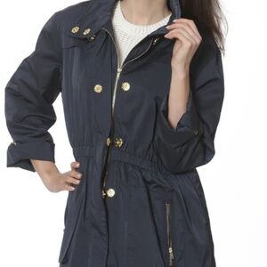 Ciao Milano Black Utility Jacket with Gold Details